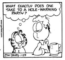 Garfield Hole Warming Party